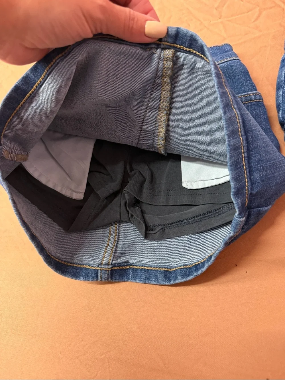 The Children's Place Blue Denim Mini Skirt Duo